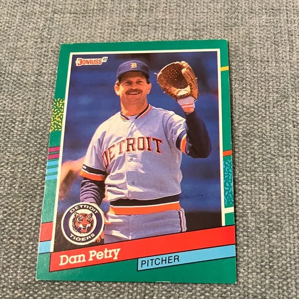 1991 Donruss Detroit Tigers Baseball Card Trading Card